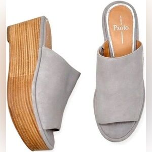 Paolo platform wedge sandal